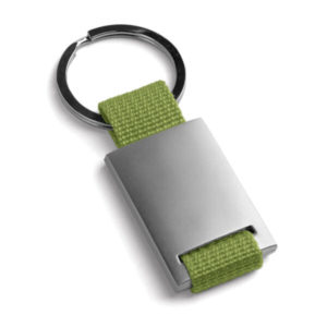Llavero personalizable de poliéster y metal Yip
