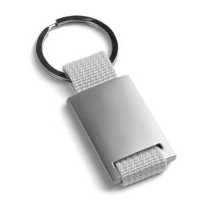 Llavero personalizable de poliéster y metal Yip